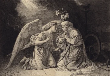 De begroeting van de engel